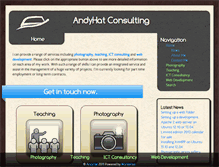 Tablet Screenshot of andyhat.co.uk